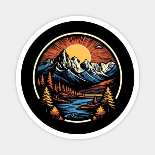 Rocky Mountain Outdoors Hiking and Travel Magnet